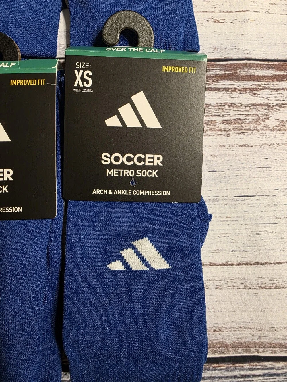 Set Of 8 Pairs Adidas YOUTH XS Soccer/Futbol Socks